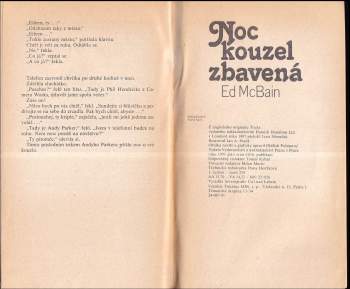 Ed McBain: Noc kouzel zbavená