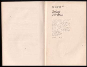 Per Wahlöö: Noční autobus