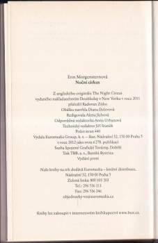 Erin Morgenstern: Noční cirkus