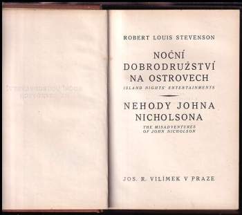 Robert Louis Stevenson: Noční dobrodružství na ostrovech