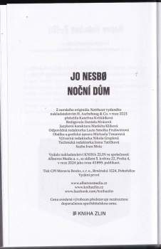 Jo Nesbø: Noční dům