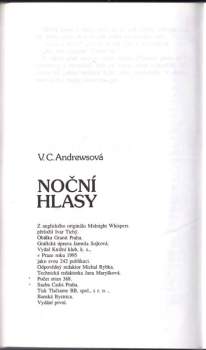 V. C Andrews: Noční hlasy
