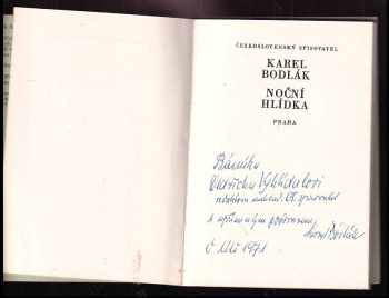 Karel Bodlák: Noční hlídka
