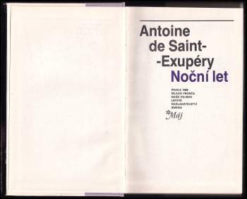 Antoine de Saint-Exupéry: Noční let