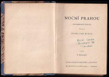 Karel Ladislav Kukla: Noční Prahou