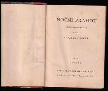 Karel Ladislav Kukla: Noční Prahou