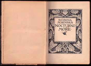 Růžena Jesenská: Nocturno moře