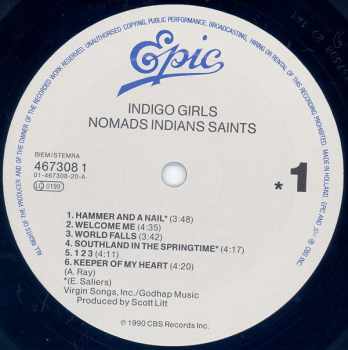 Indigo Girls: Nomads · Indians · Saints