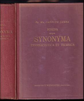 Nomina atque synonyma pharmaceutica et technica in lingua latina, bohemica, germanica et slovenica