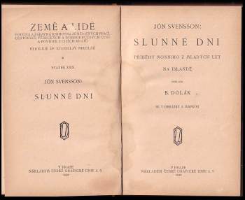 Jón Sveinsson: Slunné dni