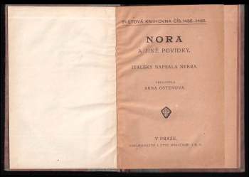 Neera: Nora a jiné povídky