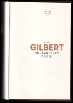 G. M Gilbert: Norimberský deník
