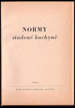 Normy studené kuchyně