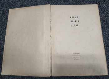 Normy teplých jedál