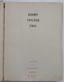 Normy teplých jídel