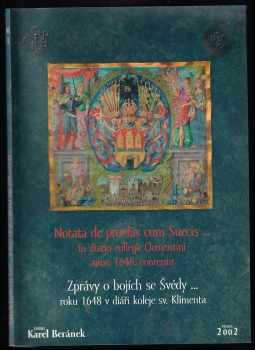 Zprávy o bojích se Švédy po dobytí Malé Strany a Pražského hradu roku 1648 v diáři koleje sv. Klimenta