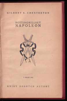 G. K Chesterton: Nottinghillský Napoleon