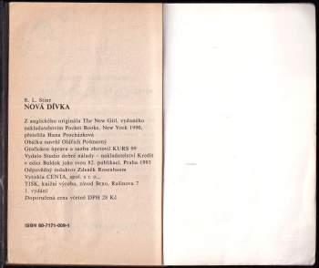 R. L Stine: Nová dívka