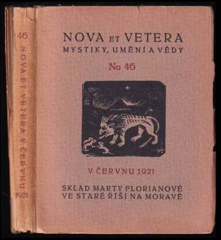 A Slavíček: Nova et vetera