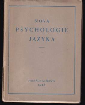 Nová psychologie jazyka