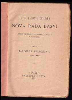 Charles-Marie Leconte de Lisle: Nová řada básní