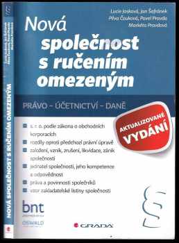 Nová společnost s ručením omezeným – Právo – účetnictví – daně