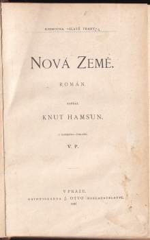 Knut Hamsun: Nová země