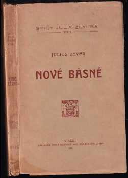 Julius Zeyer: Nové básně