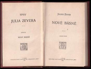 Julius Zeyer: Nové básně
