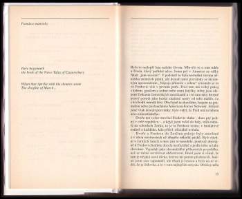 Josef Škvorecký: Nové canterburské povídky a jiné příběhy