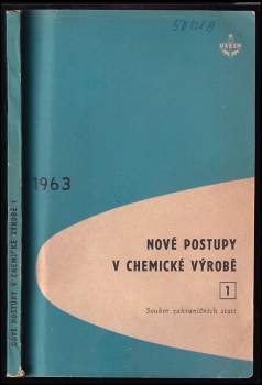 Nové postupy v chemické výrobě