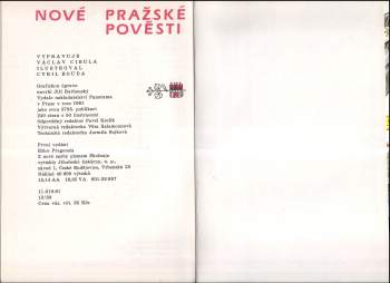 Václav Cibula: Nové pražské pověsti