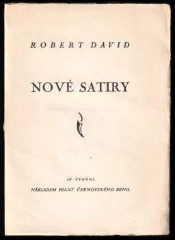 Vítězslav Nezval: Nové satiry