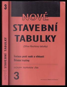 Nové stavební tabulky