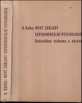 Nové základy experimentální psychologie