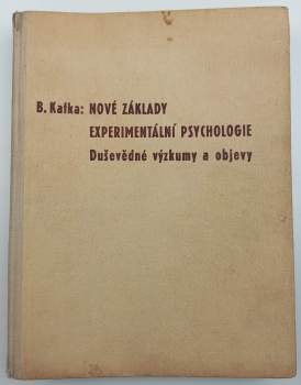 Nové základy experimentální psychologie