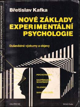 Břetislav Kafka: Nové základy experimentální psychologie