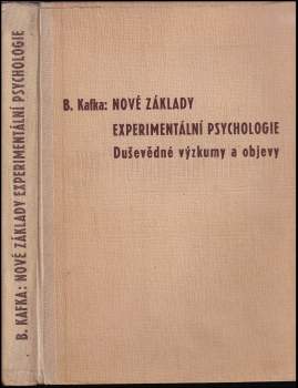 Nové základy experimentální psychologie