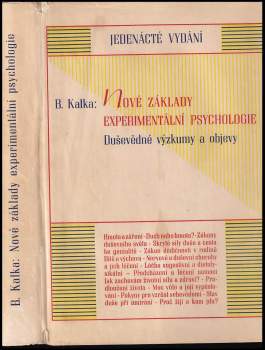 Nové základy experimentální psychologie