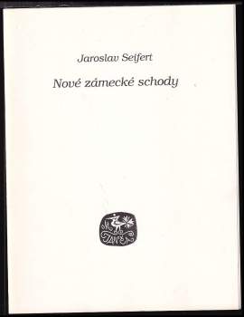 Jaroslav Seifert: Nové zámecké schody