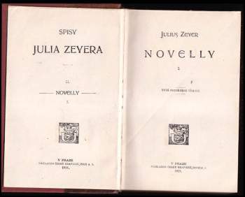 Julius Zeyer: Novelly