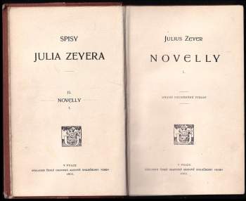 Julius Zeyer: Novelly I.