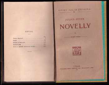 Julius Zeyer: Novelly II. sv.