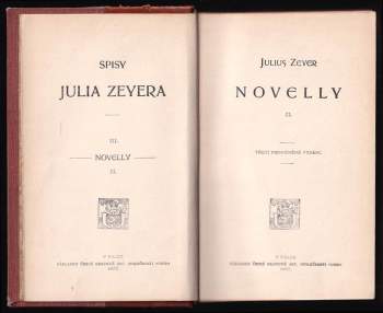 Julius Zeyer: Novelly II.