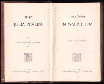 Julius Zeyer: Novelly