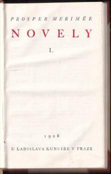 Prosper Merimee: Novely