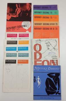 Novinky Odeonu - KONVOLUT Z LET 1968 - 1974