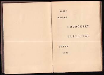 Josef Spilka: Novočeský passionál