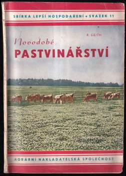 Novodobé pastvinářství