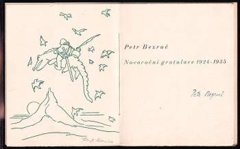 Petr Bezruč: Novoroční gratulace 1924-1935